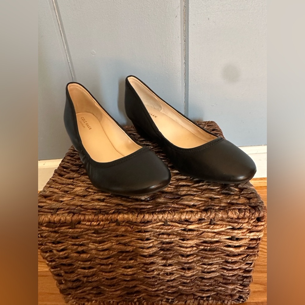 Cole Haan Women's Classic Wedge Black ballet Flats